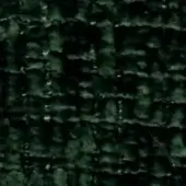 Dark green fabric swatch with a repeating horizontal pattern of stylized swan shapes, textured surface, and label reading “swan > fabric (g) > g 469”.